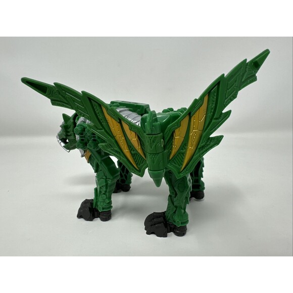 Power Rangers Dino Fury DX Kishiryu TigerLance Megazord BANDAI Ryusoulger Green - Picture 3 of 8